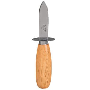 080-KCL1 Oyster Clam Knife w/ 2 3/4" Blade & Wooden Handle