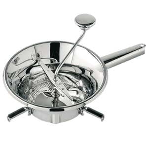 330-N3004X Food Mill w/ (3) Grids - 14 1/4" Deep, Stainless Steel