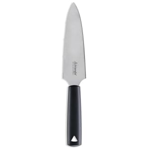 330-7355018 7" Pie Knife - Stainless Steel w/ Black Plastic Handle