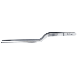 330-5049820 8" Double Offset Tweezers - Stainless Steel