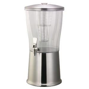 482-CBDRT3BSSS 3 gal Beverage Dispenser w/ Infuser - Plastic Container, Stainless Base