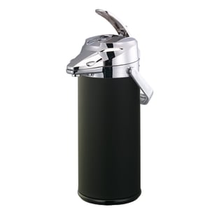 482-ENALS22SCHBL 2 1/5 Liter Lever Action Airpot - Stainless Steel Liner, Black