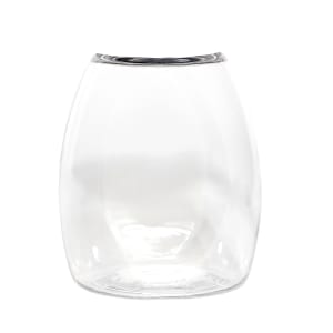 482-SRJ10CL 10 oz Syrup Saver™ Round Dripcut Server Container - Plastic