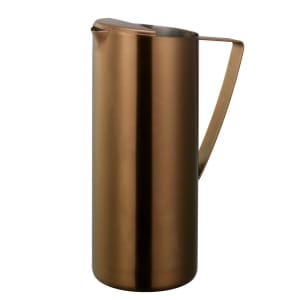 482-X7025BSRG 64 1/5 oz Water Pitcher w/ Ice Guard - Stainless Steel, Rose Gold