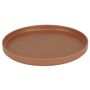 151-2202610109 10 1/4" Round Melamine Hudson Plate - Terra Cotta