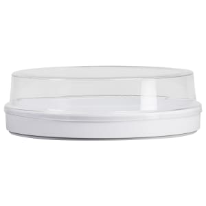 151-223461012 10" Round Cover w/ Vent Hole for 22017-10 - Plastic, Clear