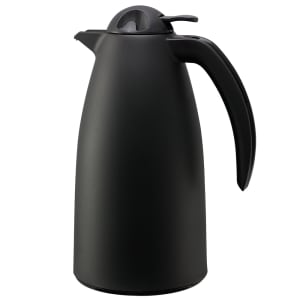 482-ALPH10WH 1 liter Vacuum Carafe w/ Push Button Lid & Glass Liner - Plastic, White