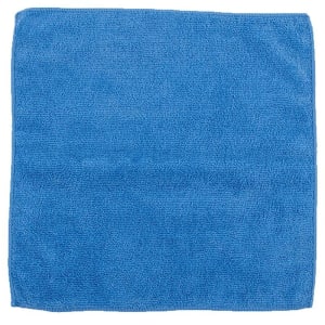867-MFMP12BL 12" Square Multi-Purpose Towel - Microfiber, Blue