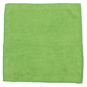 867-MFMP12GN 12" Square Multi-Purpose Towel - Microfiber, Green