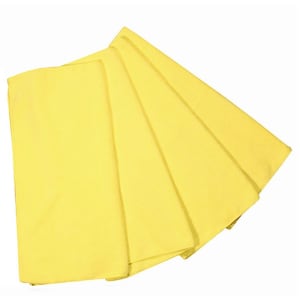 867-MFMP12YL 12" Square Multi-Purpose Towel - Microfiber, Yellow