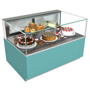 529-NR4833RSV 47 3/4" Full Service Refrigerated Bakery Case w/  Straight Glass - (1) Level,...