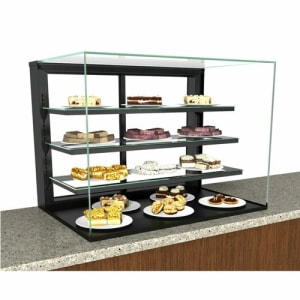 529-NR4835DSV 47 3/4" Full Service Ambient Bakery Case w/ Straight Glass - (4) Levels