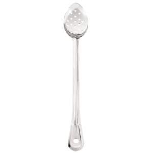 158-4783P Serving Spoon, 18 in, Perforated, Extra Long Handle, Stainless Steel