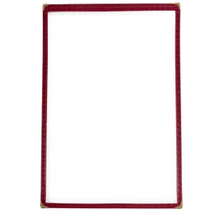 080-PMC14U Single Menu Cover, 8 1/2 x 14", Burgundy