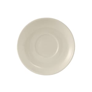 424-TRE002 6" Round Reno/Nevada Saucer - Ceramic, American White/Eggshell