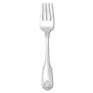 324-1046FSLF 6 3/4" Salad Fork - Silver Plated, Silver Shell Pattern