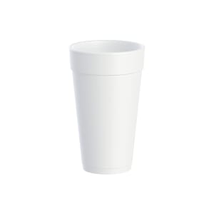 Dart 12J12 12 oz Insulated Foam Cup - Polystyrene, White