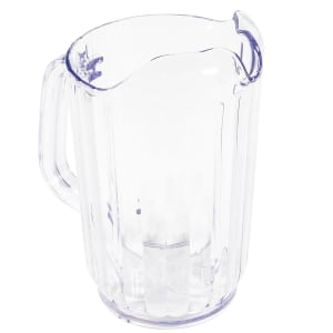 080-WPC32 32 oz Plastic Pitcher w/ Fluted Sides, Clear