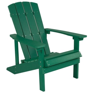 916-JJC14501GRNGG 29 1/2"W Charlestown Adirondack Chair - 35"H, Resin, Green