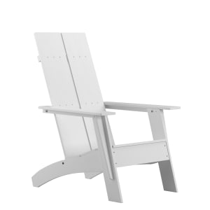 916-JJC14509WHGG Sawyer Outdoor Adirondack Chair - Resin Wood, White