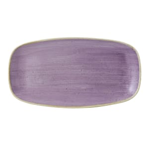 893-SLASXO141 13 7/8" x 7 3/8" Oblong Stonecast® Chef's Plate - Ceramic Lavender