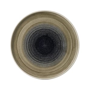 893-SABTWP261 10 1/4" Round Aqueous Chef's Plate - Ceramic, Bayou