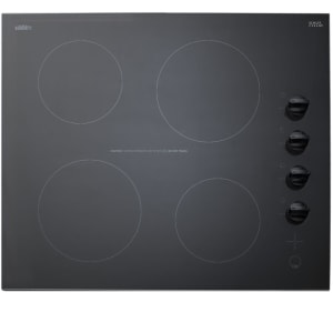 162-CR4B242BK 24"W Electric Radiant Stove w/ (4) Burners - Black, 230v/1ph