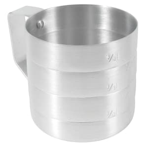 Browne Foodservice Ml40 4 qt. Aluminum Liquid Measuring Cup