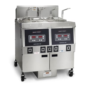 540-OFE32203 Electric Fryer - (2) 65 lb Vats, Floor Model, 208v/3ph