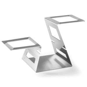 209-SM356 2 Tier Display Riser for Square Bowls, Stainless Steel