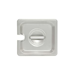 438-STPA5160CS Sixth Size Steam Pan Cover - Notched, Stainless