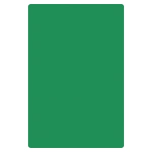 438-PLCB181205GR Plastic Cutting Board - 12" x 18", Green
