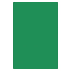438-PLCB181205GR Plastic Cutting Board - 12" x 18", Green