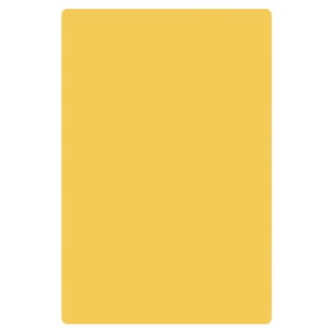 438-PLCB241805YW Plastic Cutting Board - 18" x 24", Yellow