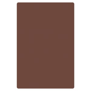 438-PLCB181205BR Plastic Cutting Board - 12" x 18", Brown