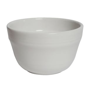 424-CWB0752 7 1/2 oz Round Concentrix®© Bouillon Bowl - Ceramic, White