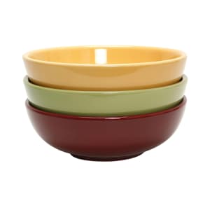 424-DYB480G 48 oz Round DuraTux®© Menudo/Salad/Pasta Bowl - Ceramic, Assorted Colors
