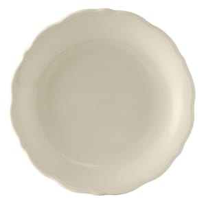 424-SEA073 7 3/8" Round Seabreeze Plate - Ceramic, American White/Eggshell