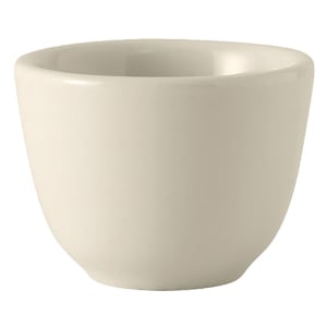 424-TRE044 3 1/2 oz DuraTux®© Chinese Tea Cup - Ceramic, American White/Eggshell