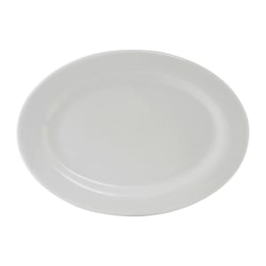 424-ALH160 16 1/8" x 11 1/4" Oval Alaska Platter - China, Porcelain White