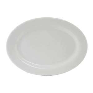 424-ALH082 8 1/4" x 5 3/4" Oval Alaska Platter - China, Porcelain White