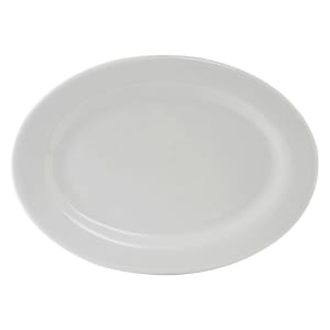 424-ALH180 18" x 13" Oval Alaska Platter - China, Porcelain White