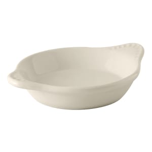 424-BEN0602 6 oz. DuraTux®© Shirred Egg Dish - Ceramic, American White/Eggshell