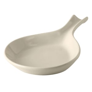424-BEP100 12 oz DuraTux®© Fry Pan Server - Ceramic, American White/Eggshell