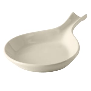 424-BEP114 18 oz DuraTux®© Fry Pan Server - Ceramic, American White/Eggshell
