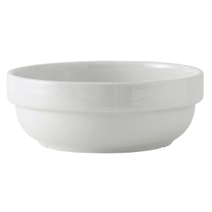 424-BPB290 29 oz Round DuraTux®© Salad Bowl - China, Porcelain White