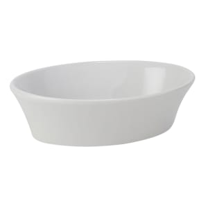 424-BPK100 10 oz Oval DuraTux®© Casserole Dish - China, Porcelain White