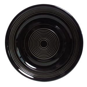424-CBA090 9" Round Concentrix®© Plate - Ceramic, Black