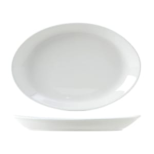 424-ALH111W 11 1/8" x 7 1/2" Oval Alaska/Colorado Wing Platter - China, Porcelain White