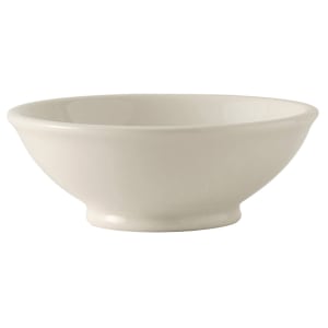 424-BEB1708 17 oz Round DuraTux®© Salad/Pasta Bowl - Ceramic, American White/Eggshell